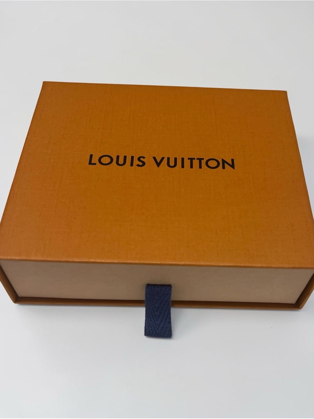 Louis Vuitton Orange Box with Blue Pull Tab